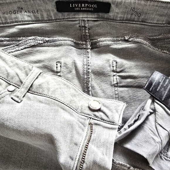 Liverpool Los Angeles Grey Skinny Jeans Size 10 - Picture 8 of 11